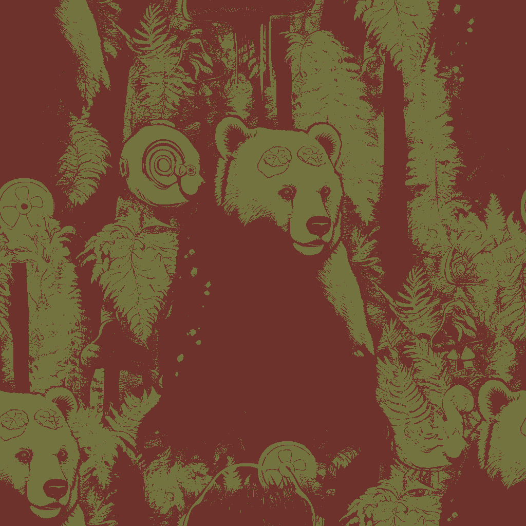 Bears Halcyon in Terracotta