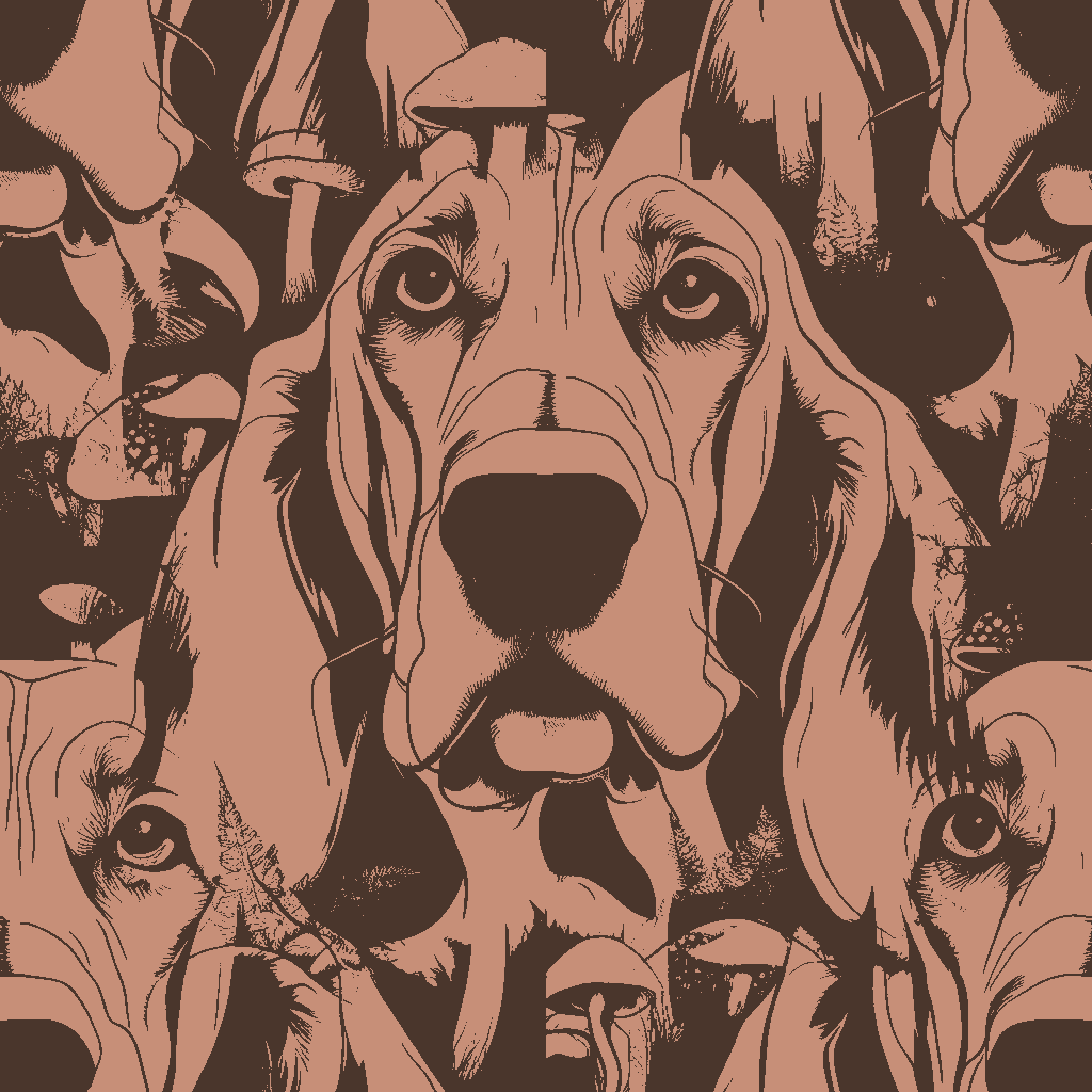 Dogs Drift in Amber