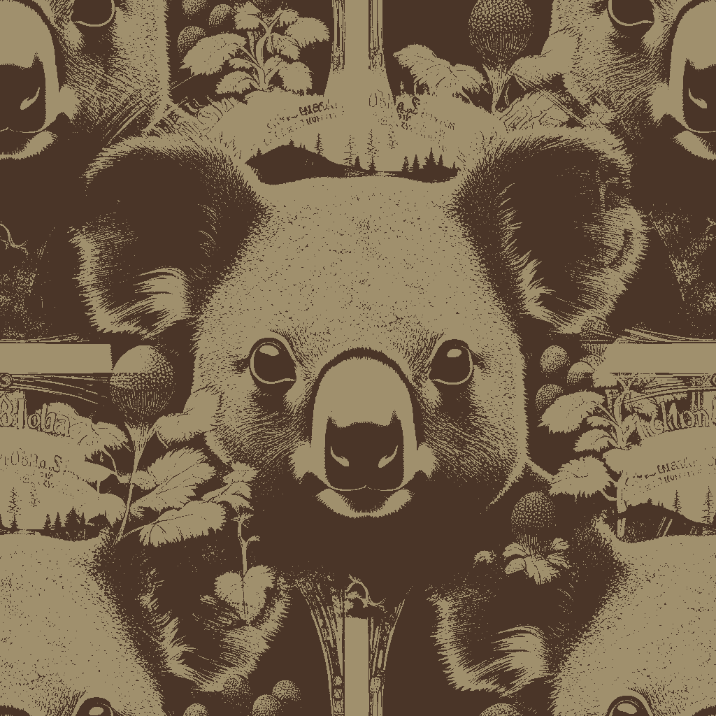 Koalas Haze in Terracotta