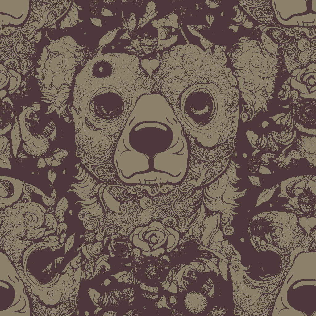 Bears Idyll in Pewter