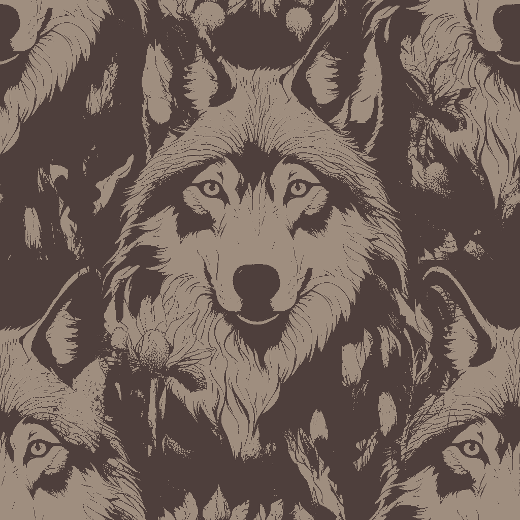 Wolves Repose in Claret