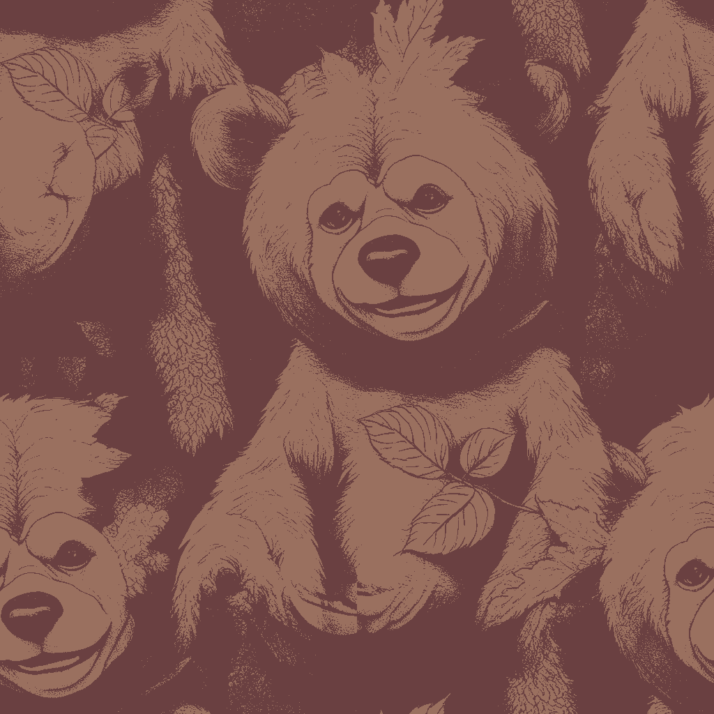 Bears Halcyon in Terracotta