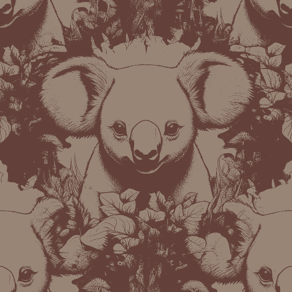Koalas Idyll in Amber