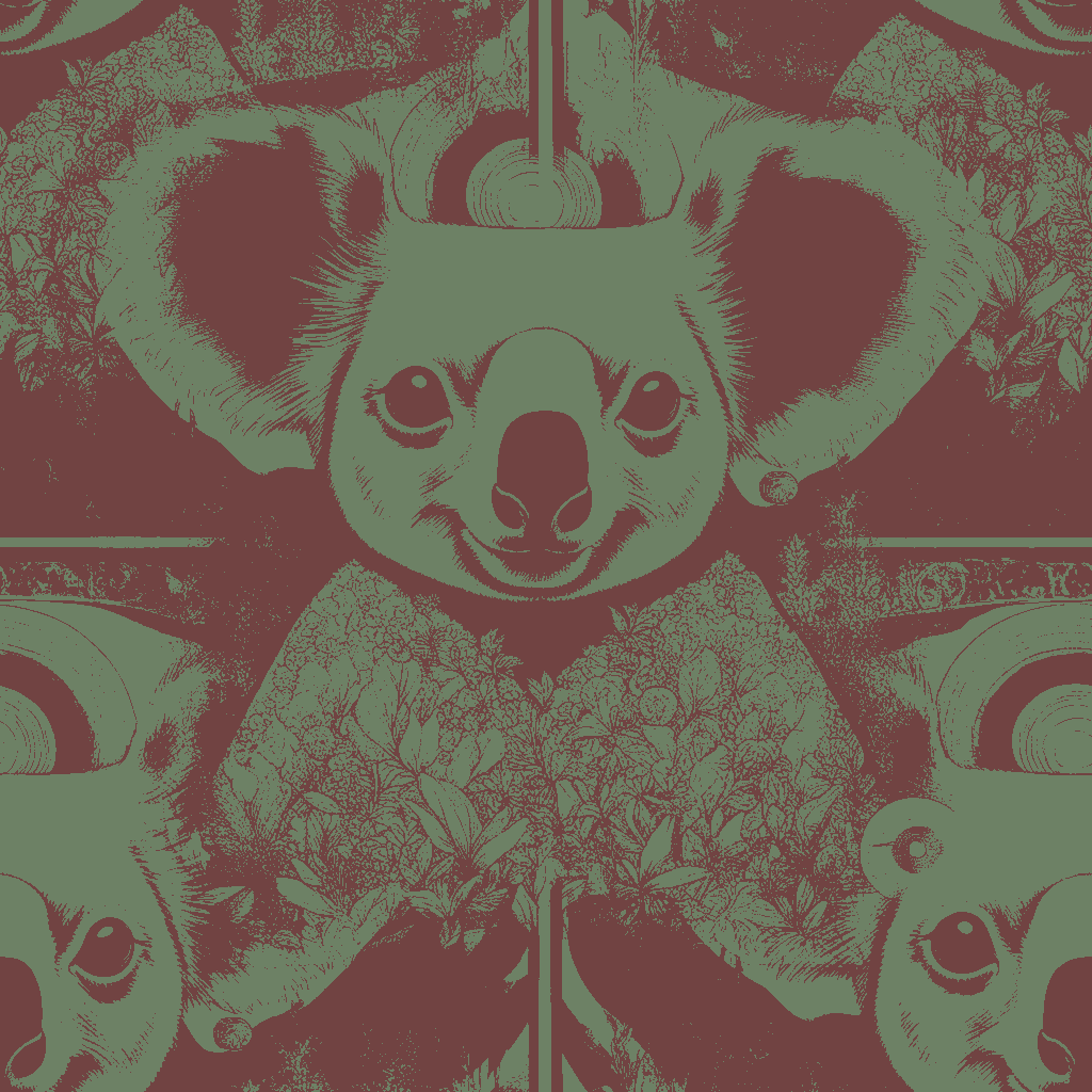 Koalas Slumber in Olive