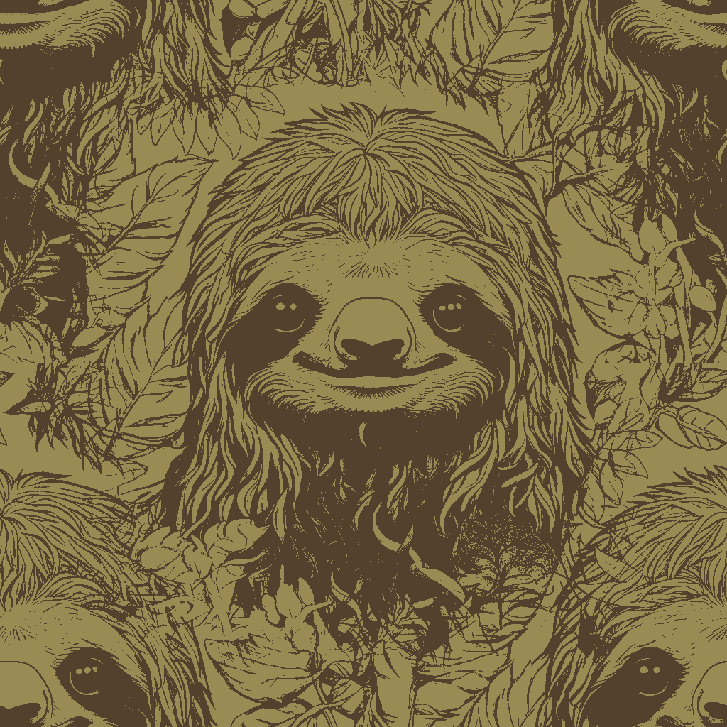 Sloths Haze in Amber