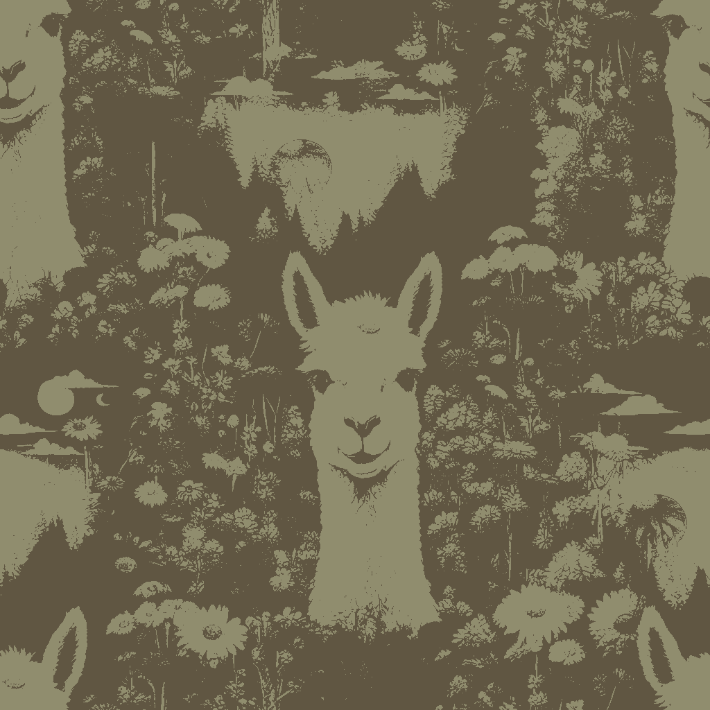 Llamas Vespers in Bottle Green