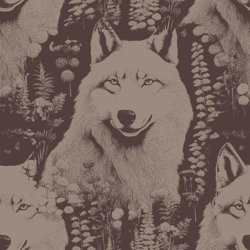 Wolves Reverie in Amber