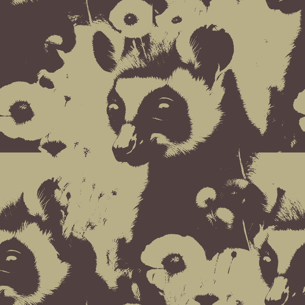 Lemurs Daydream in Claret