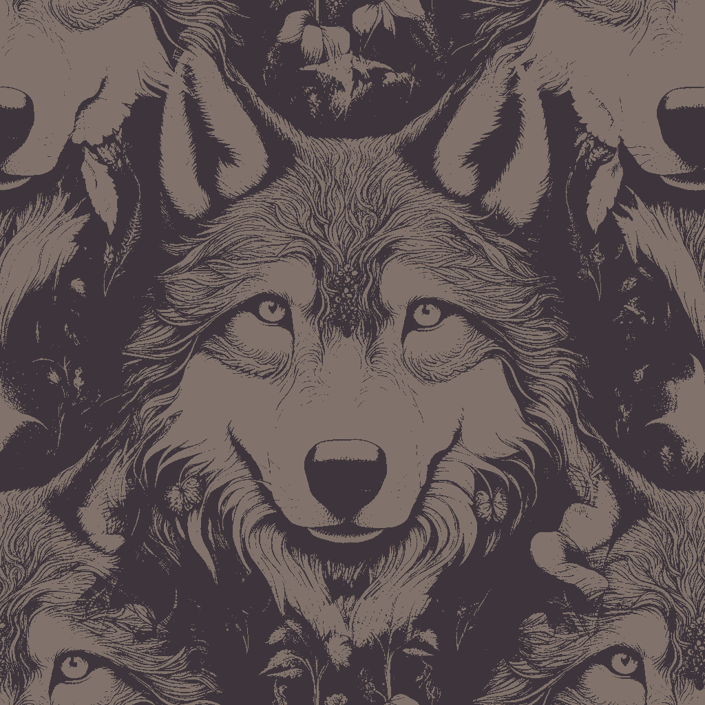 Wolves Haze in Garnet