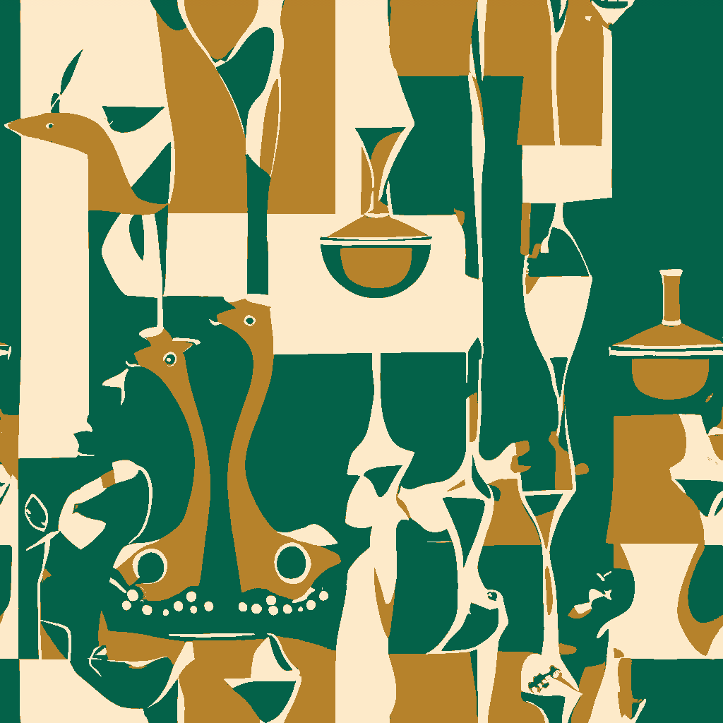 Giraffes Toast in Verdigris