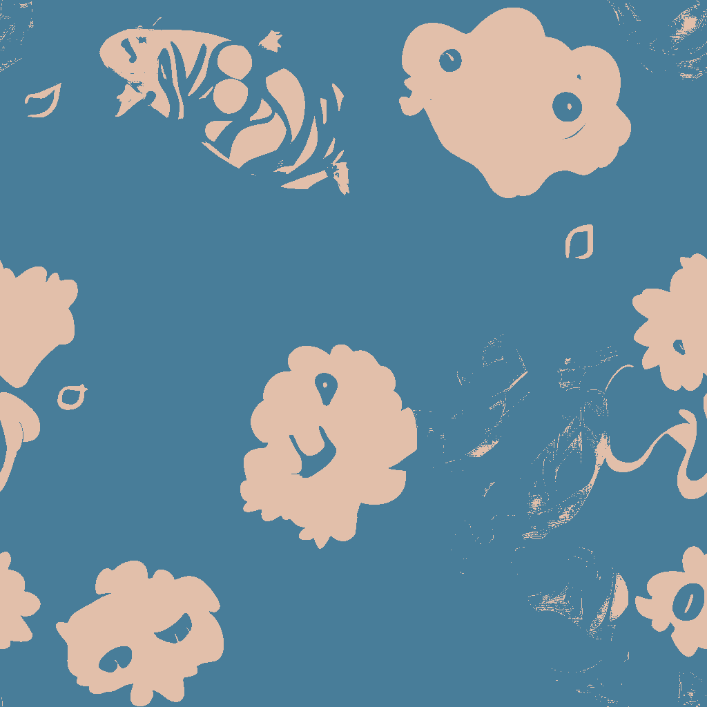Pandas Carouse in Sapphire