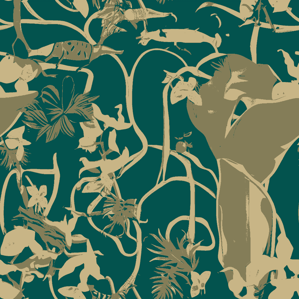 Giraffes Folly in Verdigris