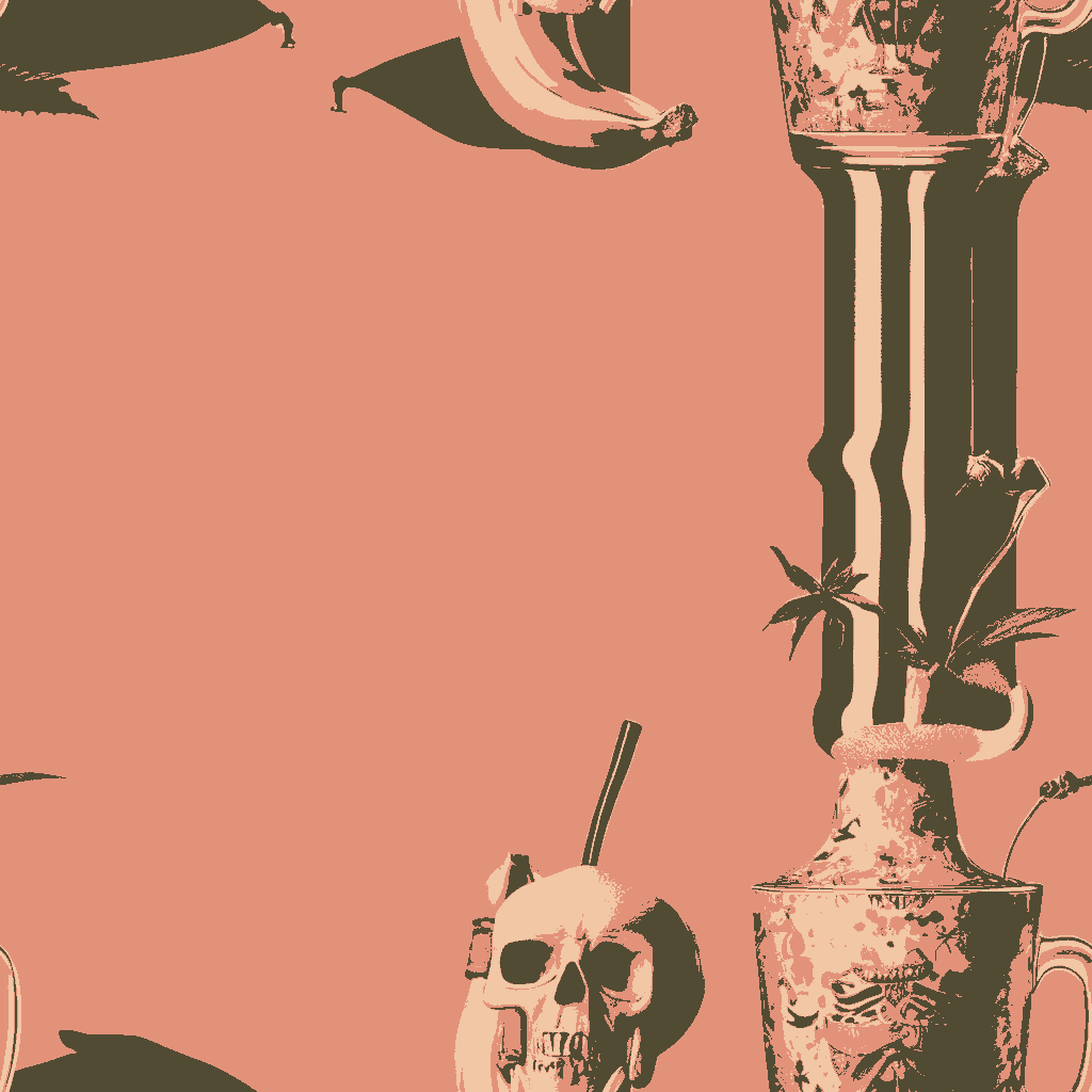 Orangutans Tipple in Blush