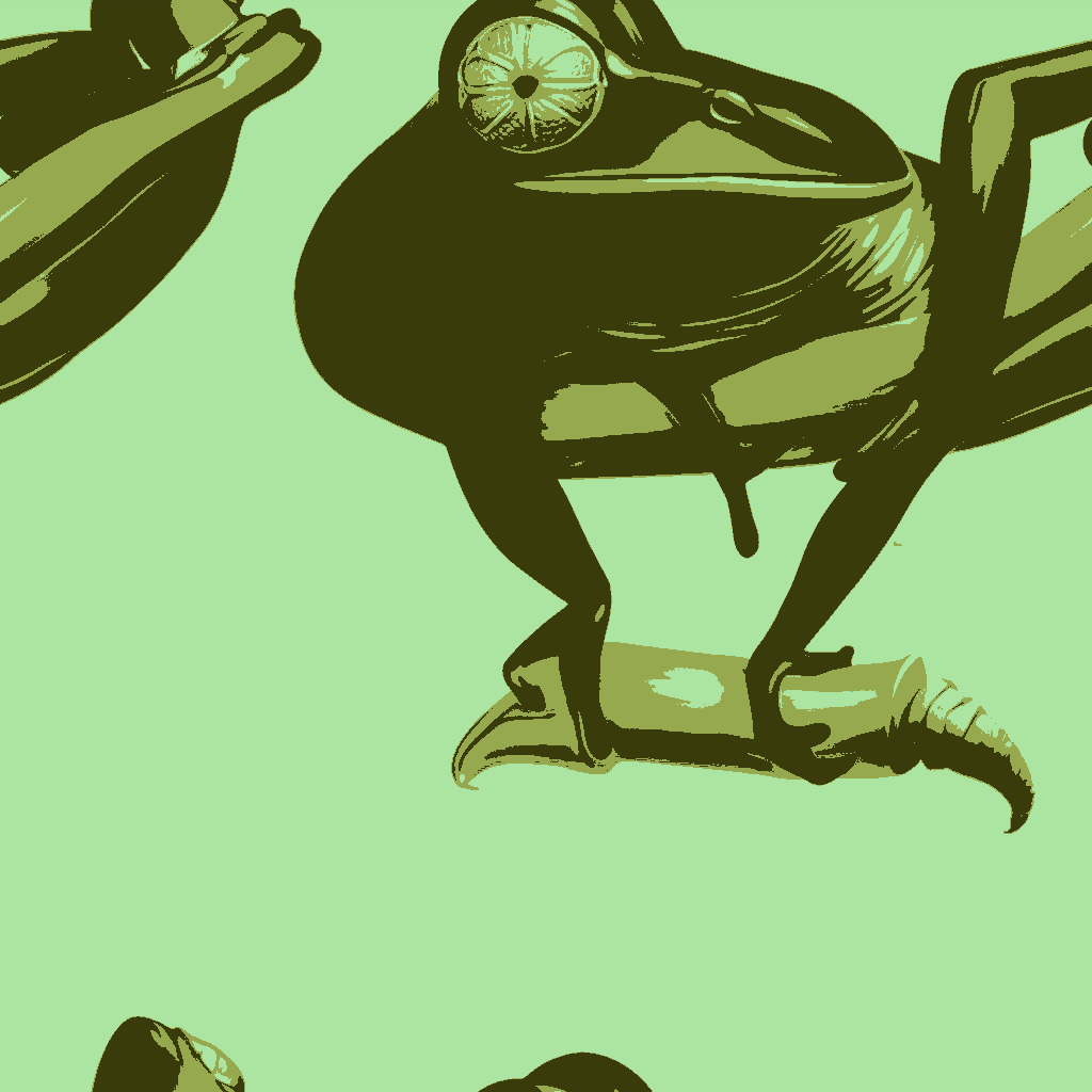 Frogs Revel in Celadon