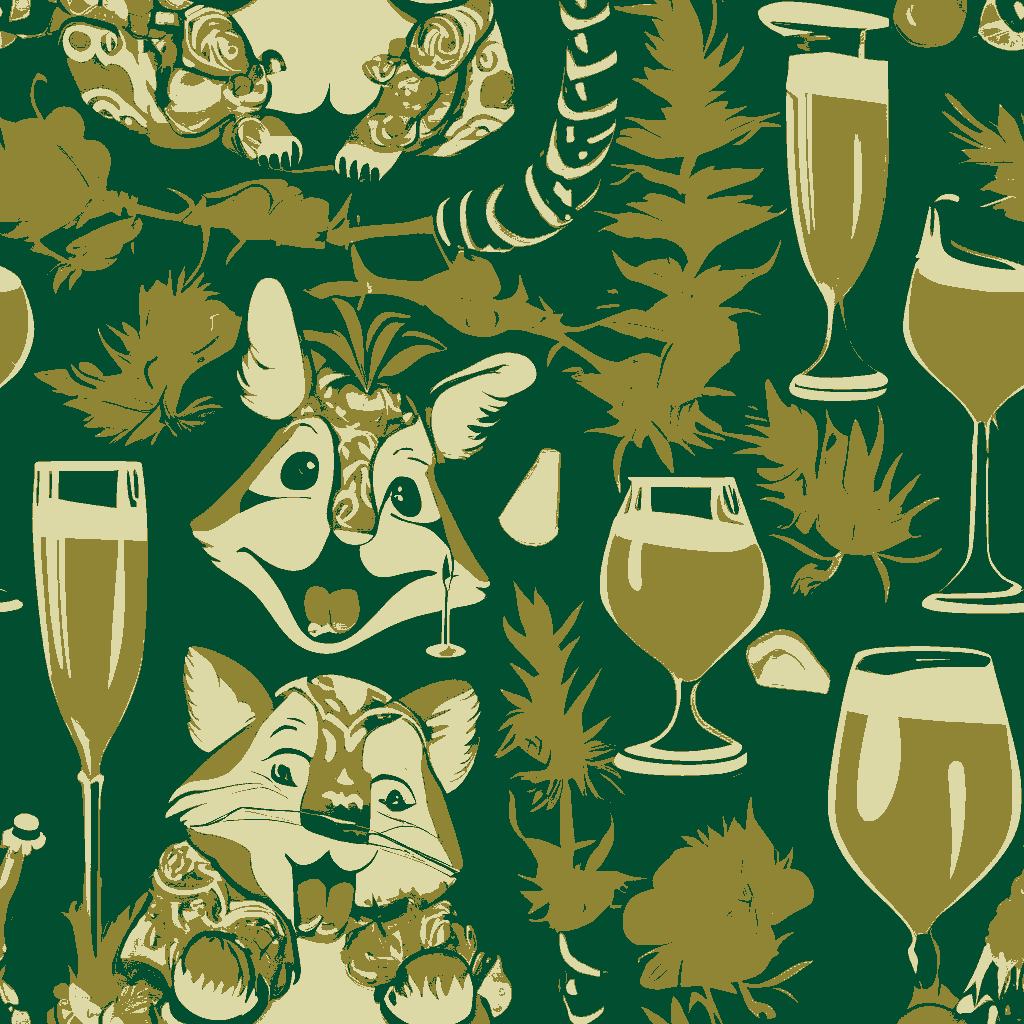 Pandas Nightcap in Verdigris