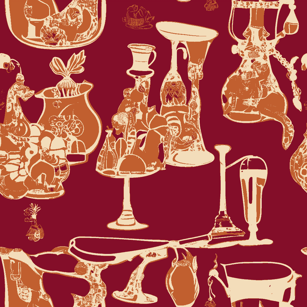 Giraffes Revel in Garnet