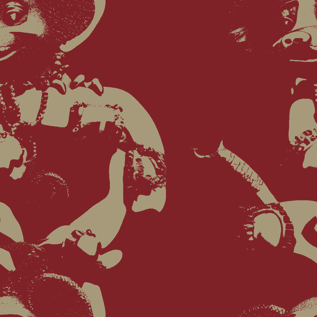 Pandas Bacchanal in Garnet