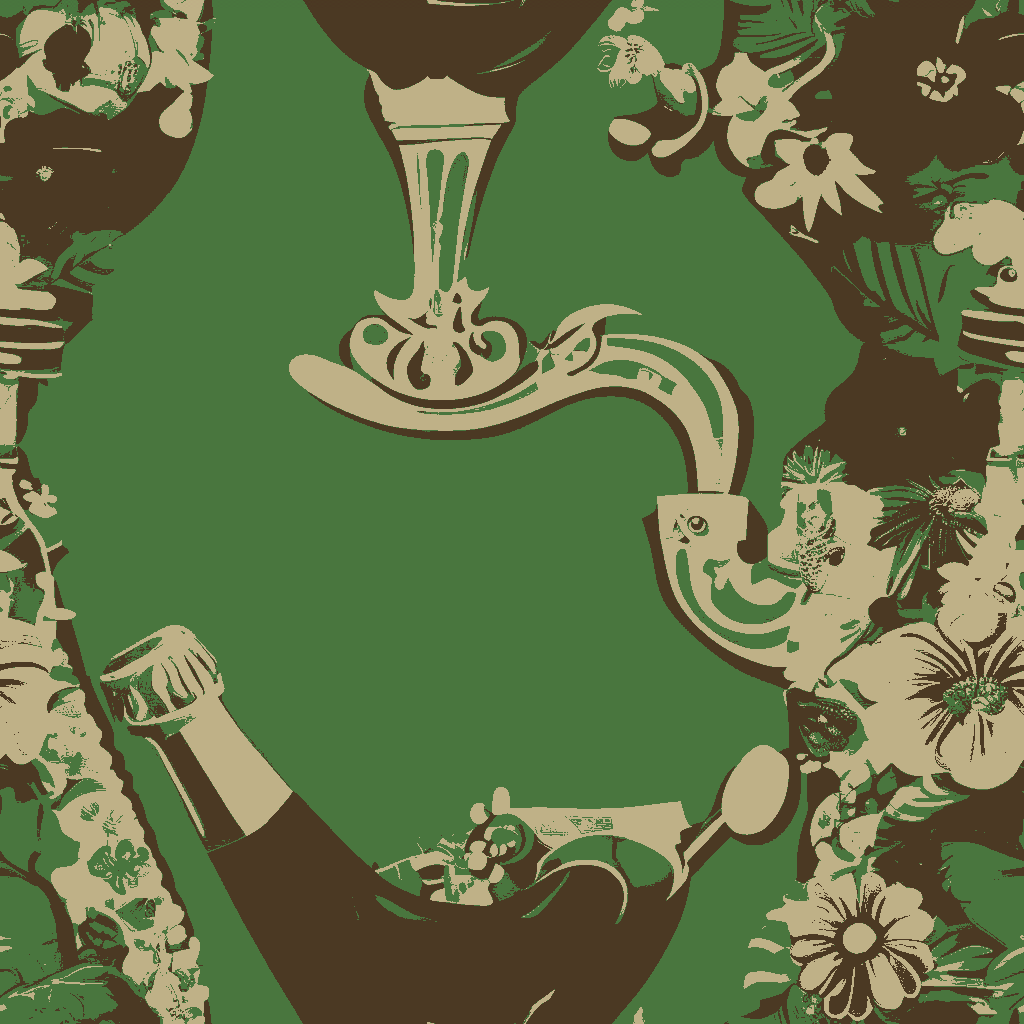 Frogs Tipple in Sage