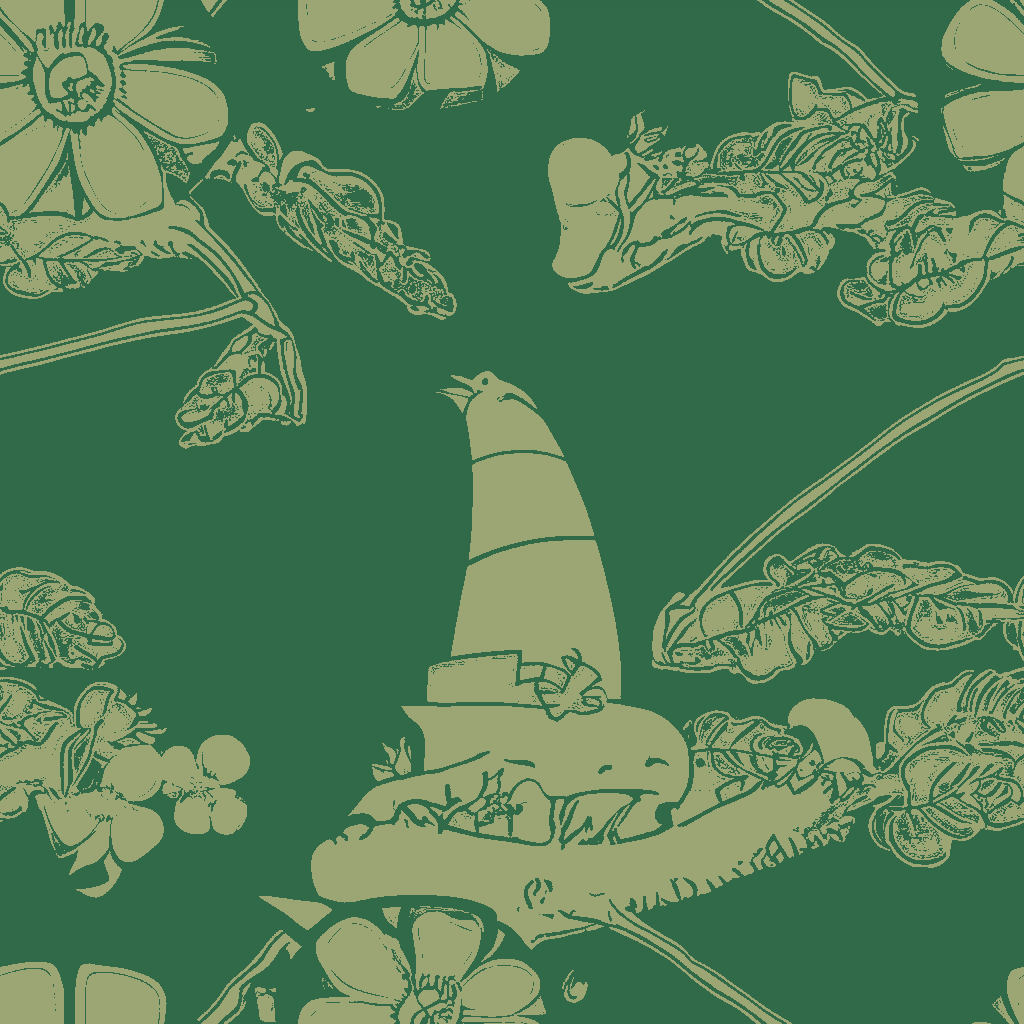 Giraffes Nightcap in Bottle Green