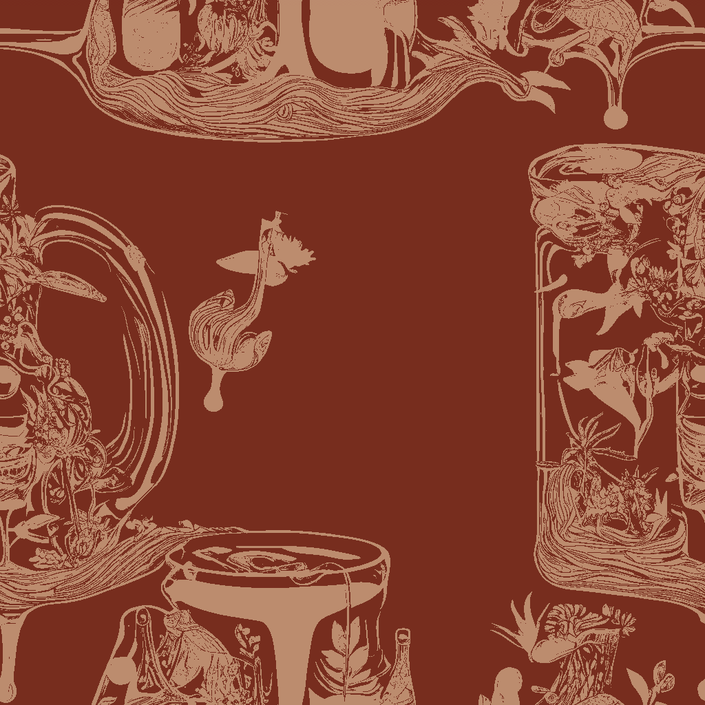Elephants Revel in Oxblood