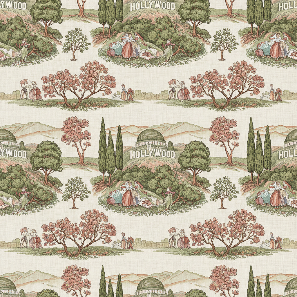 Hollywood Sign Toile — Garden