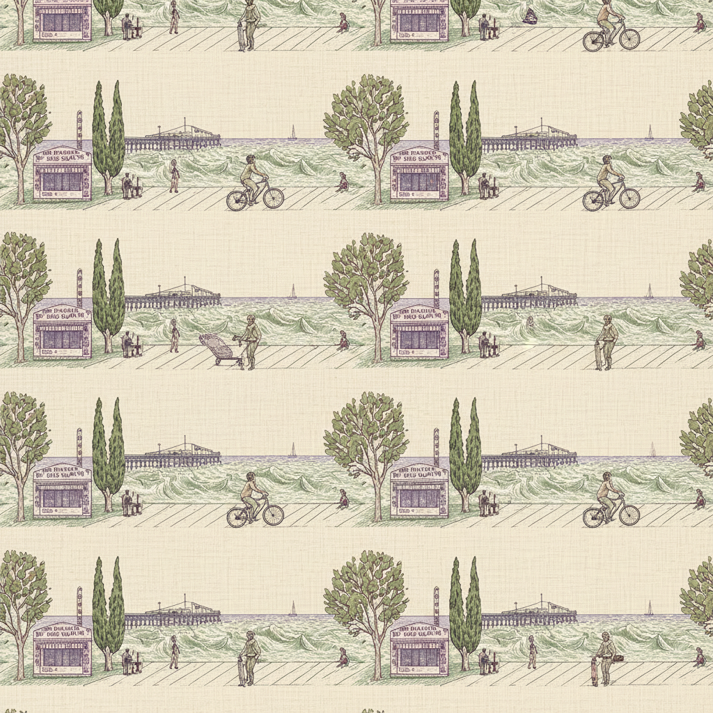 Venice Beach Toile — Jacaranda