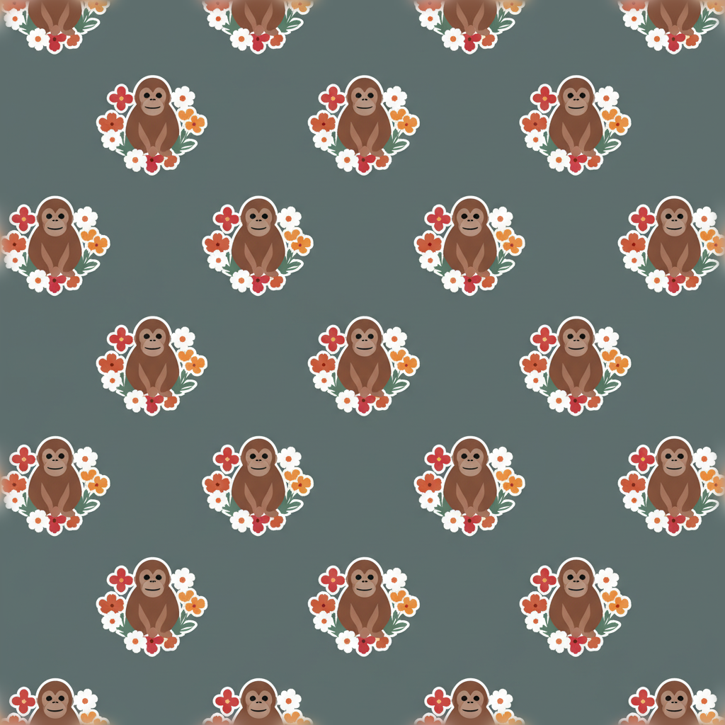Orangutans Toast in Pewter