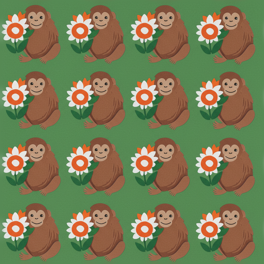 Orangutans Toast in Bottle Green