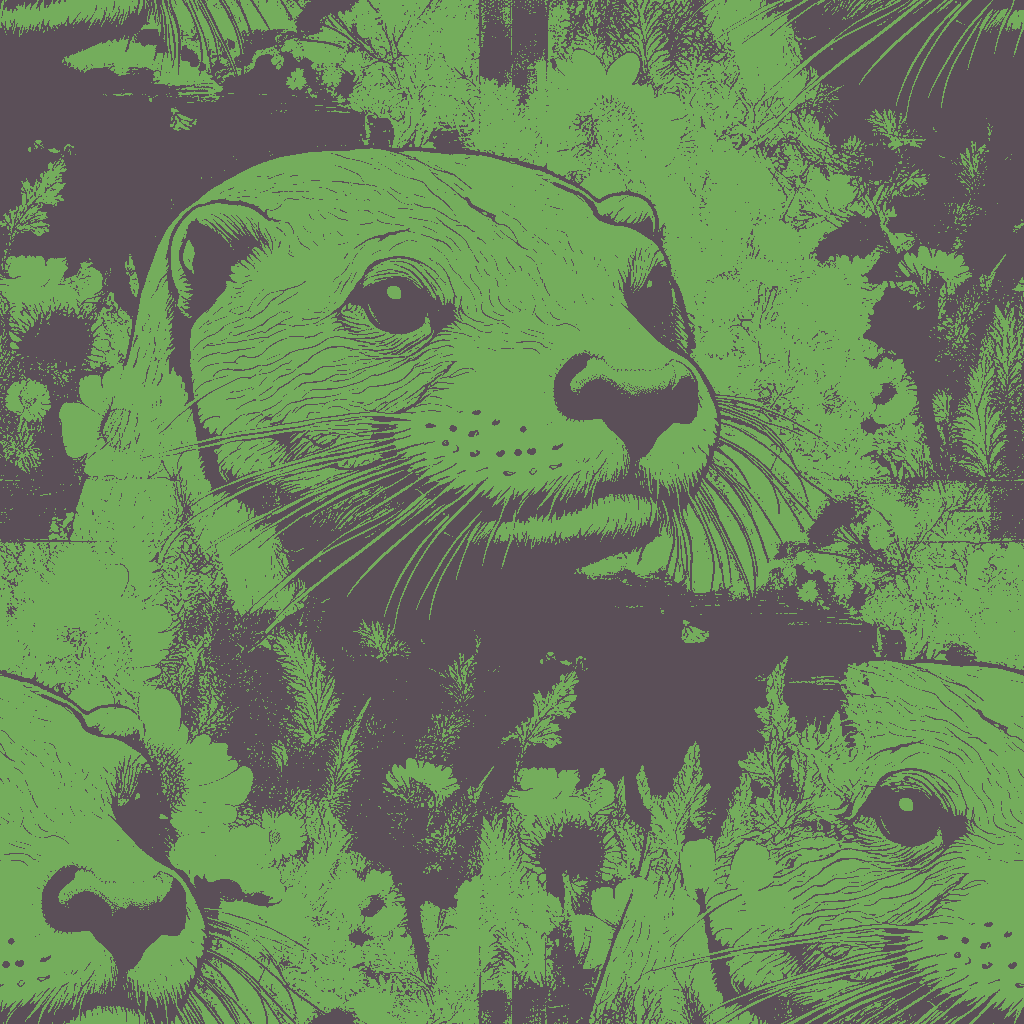 Otters Daydream in Claret