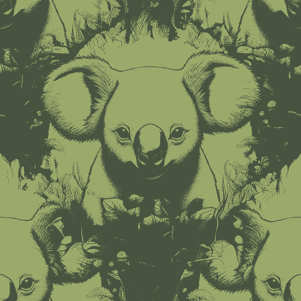Koalas Repose in Amber