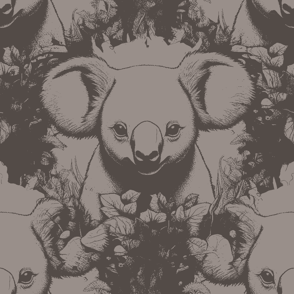 Koalas Daydream in Amber