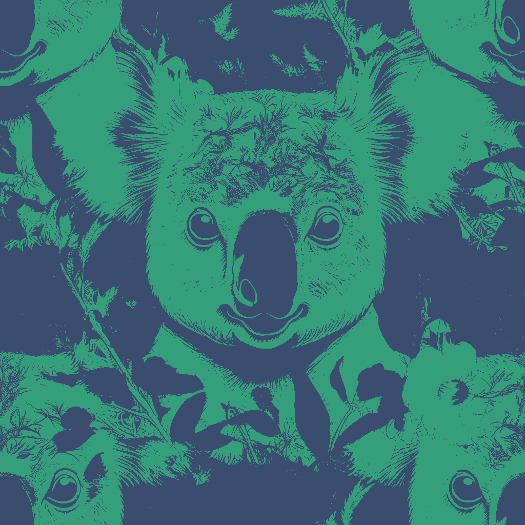 Koalas Halcyon in Plum