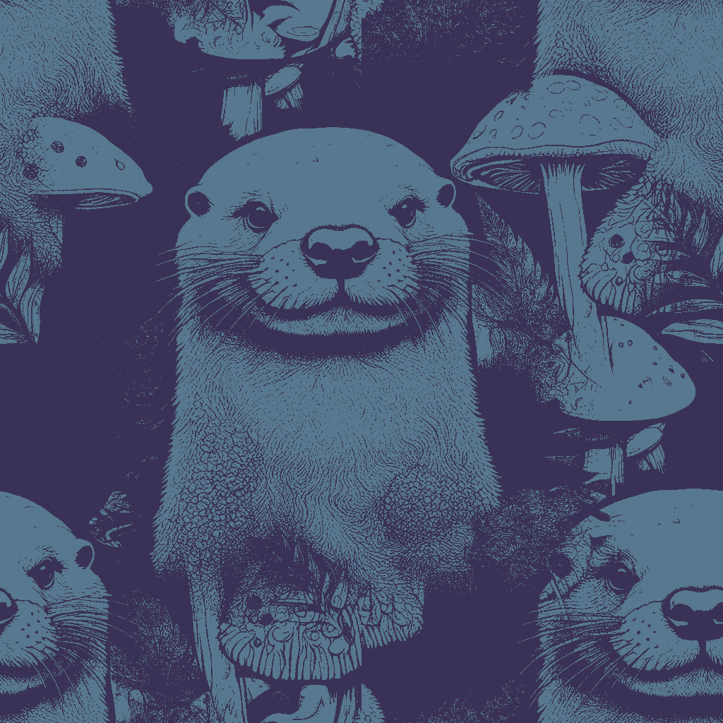 Otters Slumber in Amber