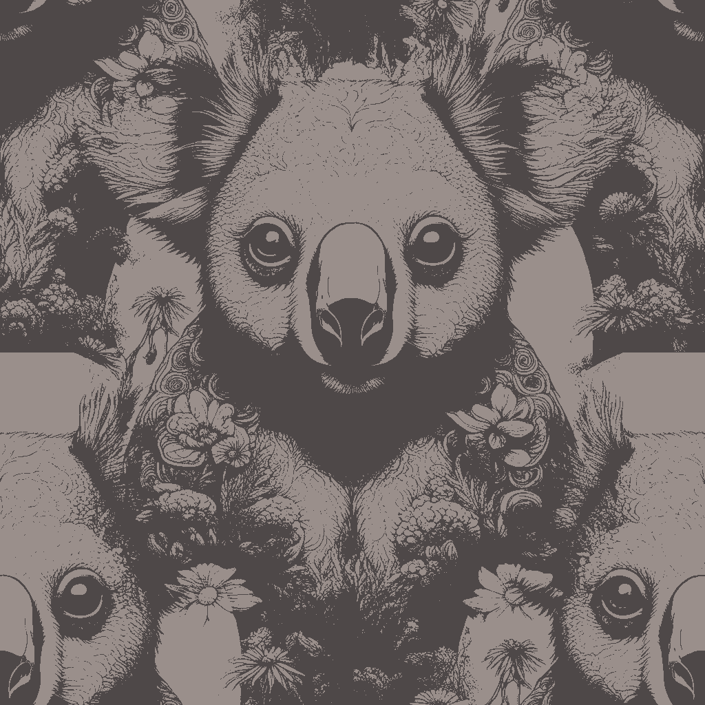 Koalas Reverie in Claret