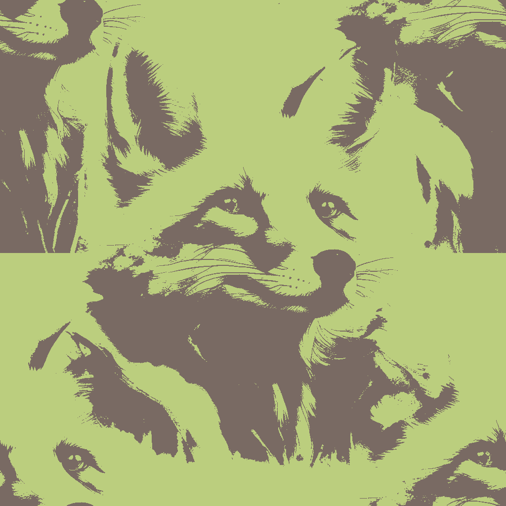 Foxes Daydream in Rosewood