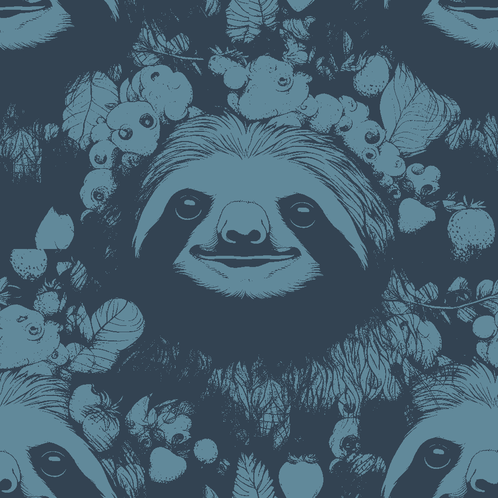 Sloths Halcyon in Amber