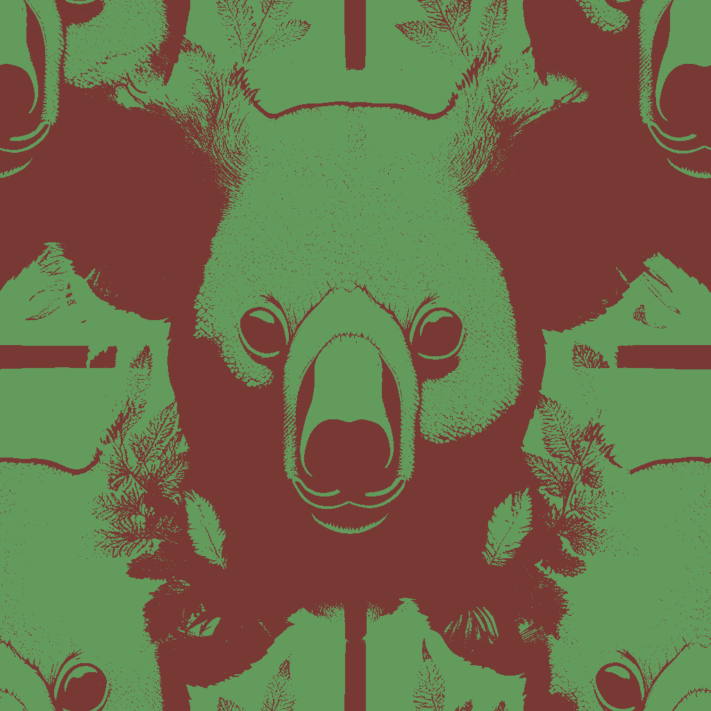 Koalas Drift in Plum