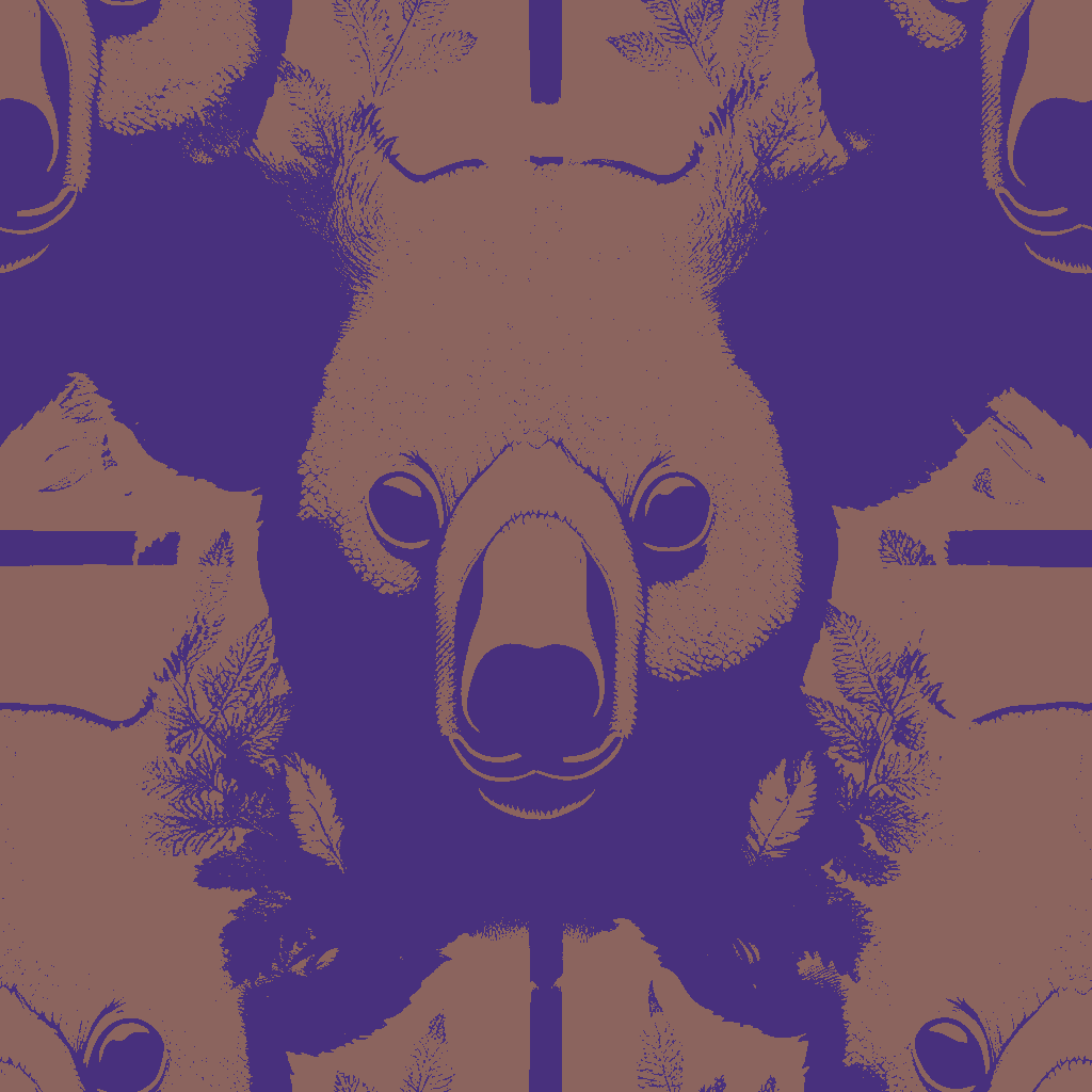 Koalas Slumber in Plum