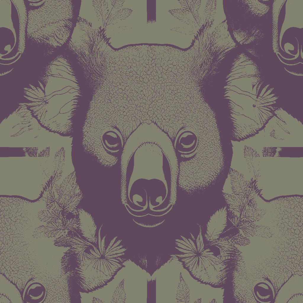 Koalas Haze in Plum
