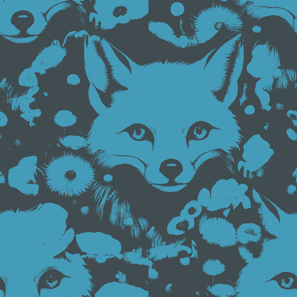 Foxes Vespers in Charcoal