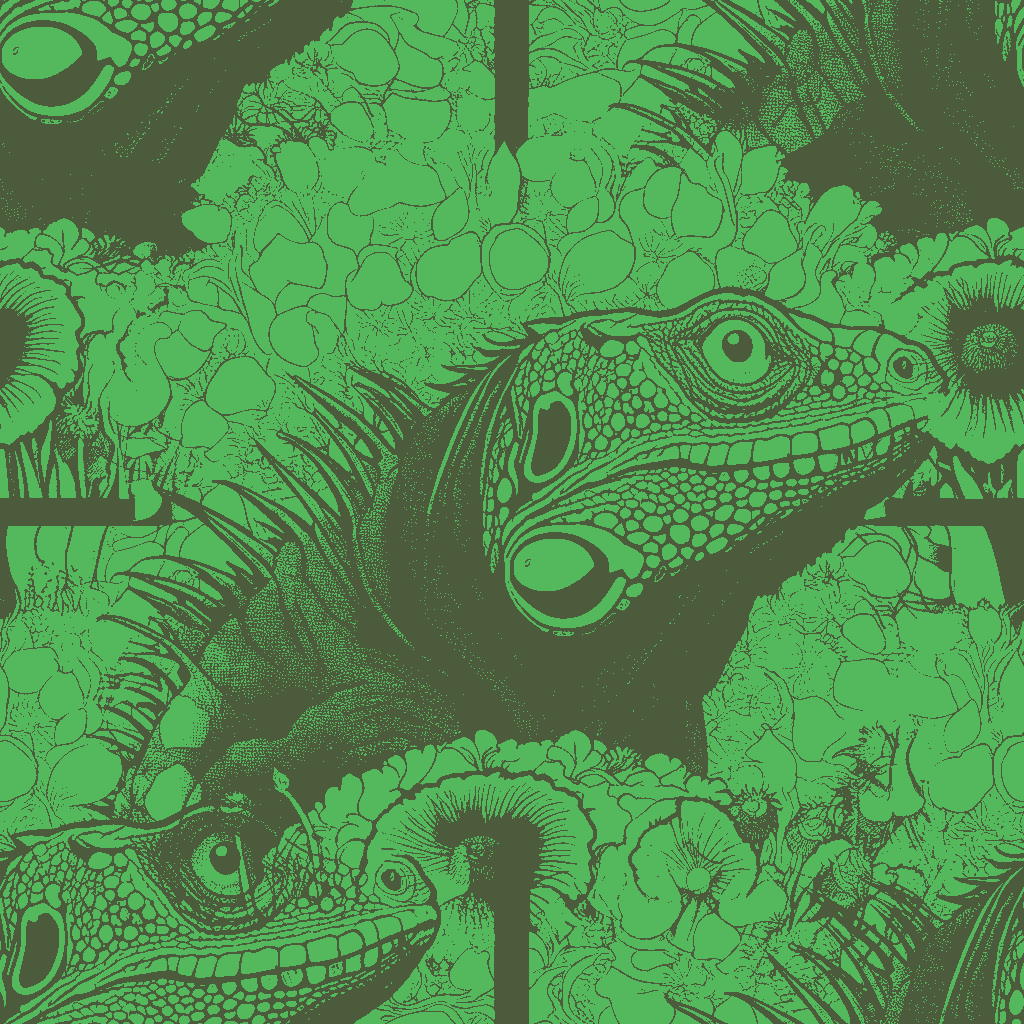 Iguanas Repose in Rosewood