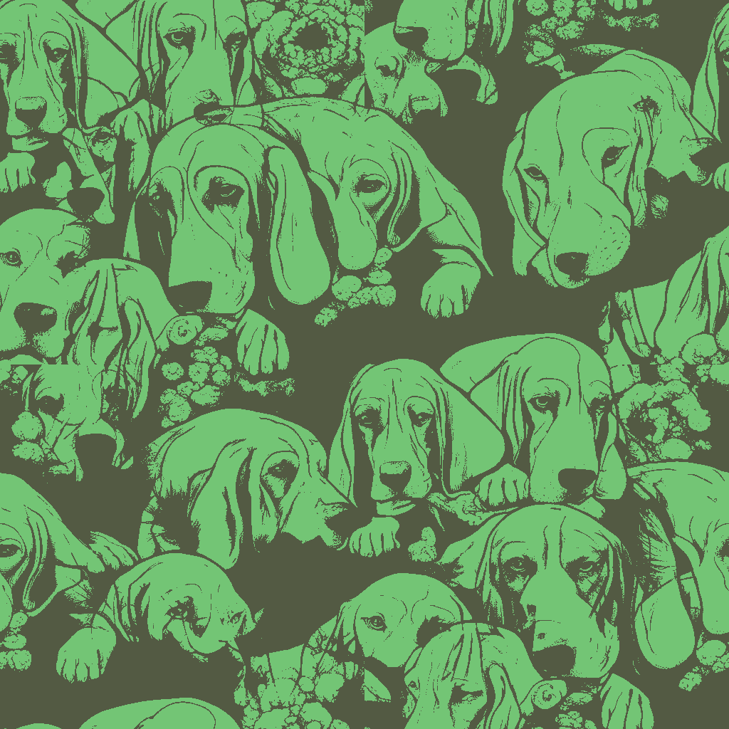Dogs Drift in Rosewood