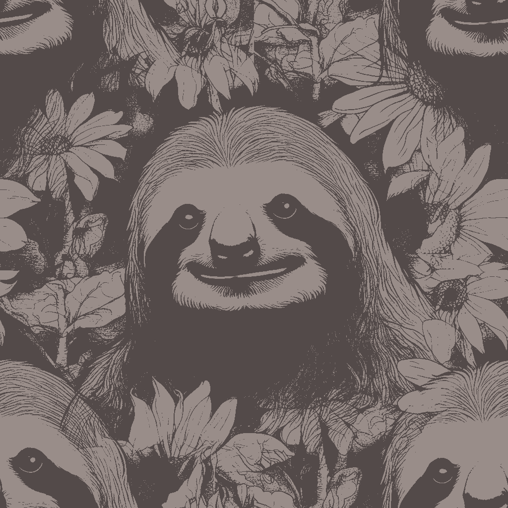 Sloths Repose in Rosewood
