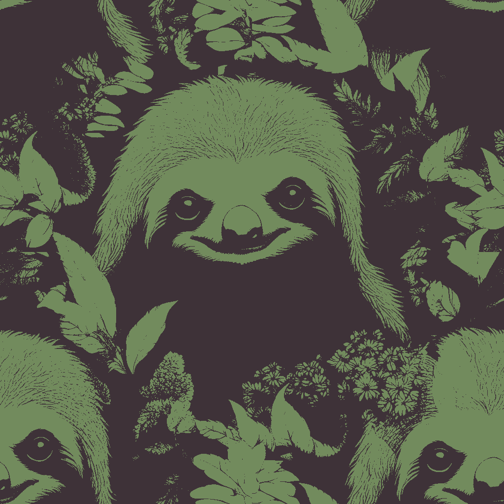 Sloths Haze in Pewter