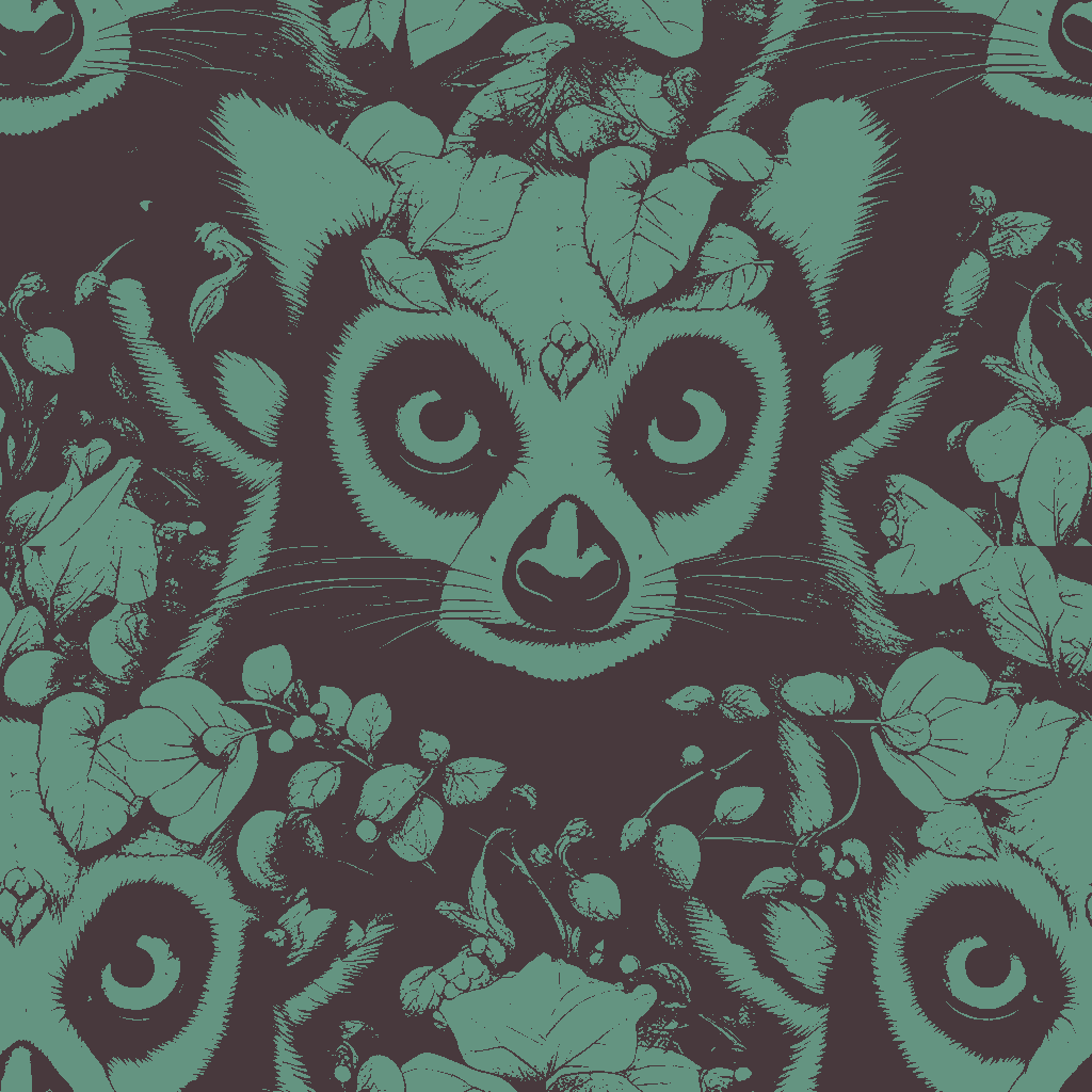 Lemurs Haze in Garnet