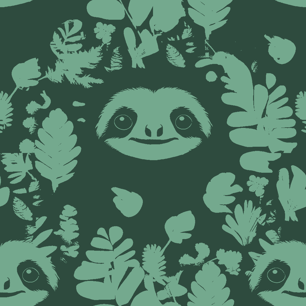 Sloths Lullaby in Terracotta
