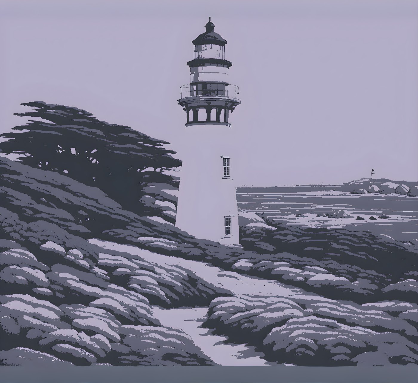 room-size scenic mural at 12ft x 11ft