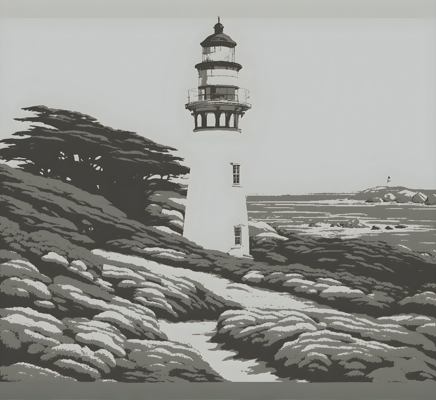 room-size scenic mural at 12ft x 11ft
