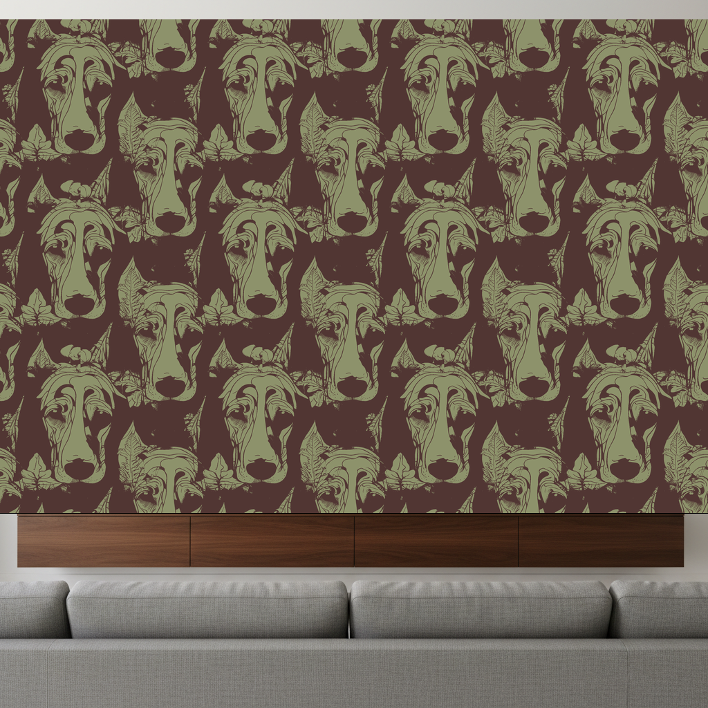 Dogs Reverie in Olive — residential