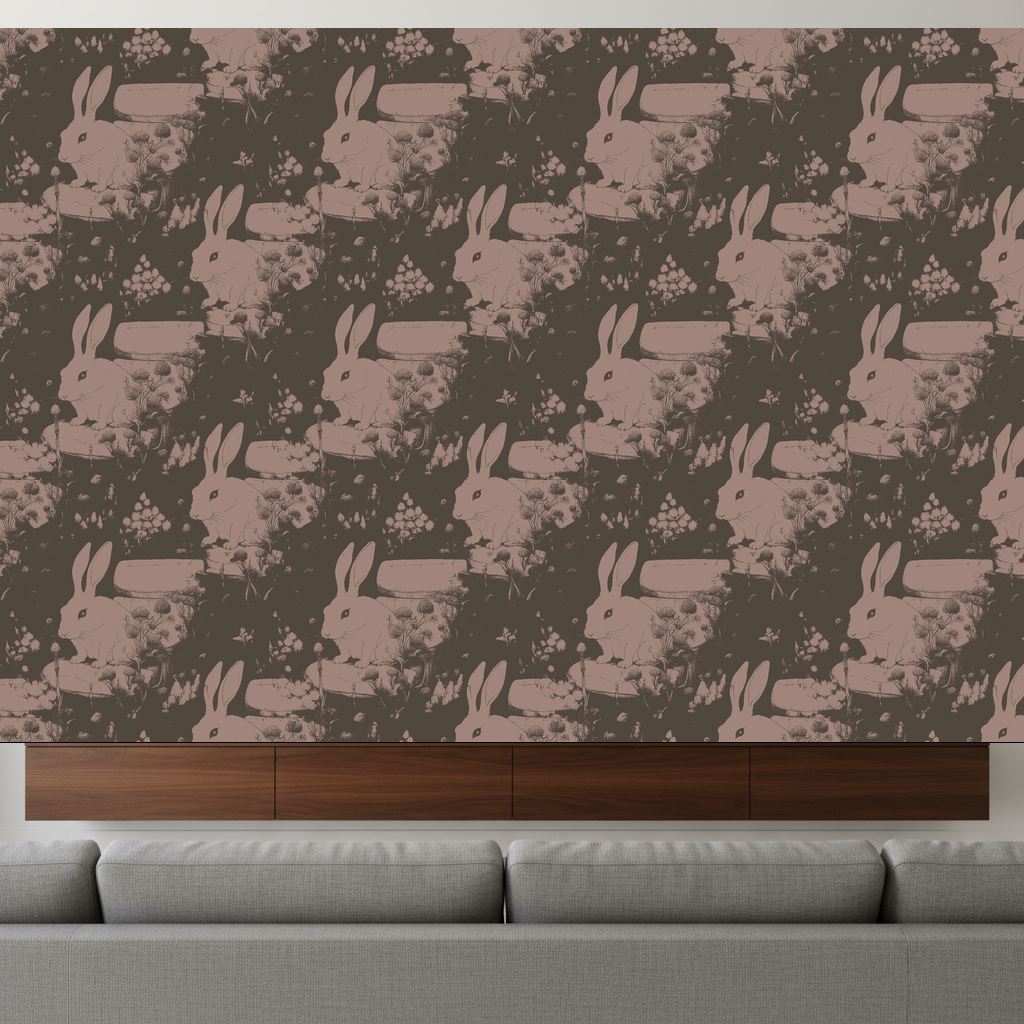 Rabbits Drift in Claret — residential